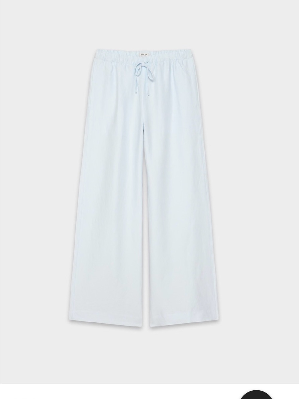 Wilfred Wide Leg linen blend Pants in Light Blue